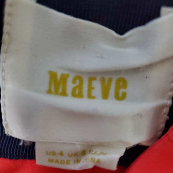 Anthropologie Maeve Berru Poplin Flare Dress 4 - Picture 8 of 11